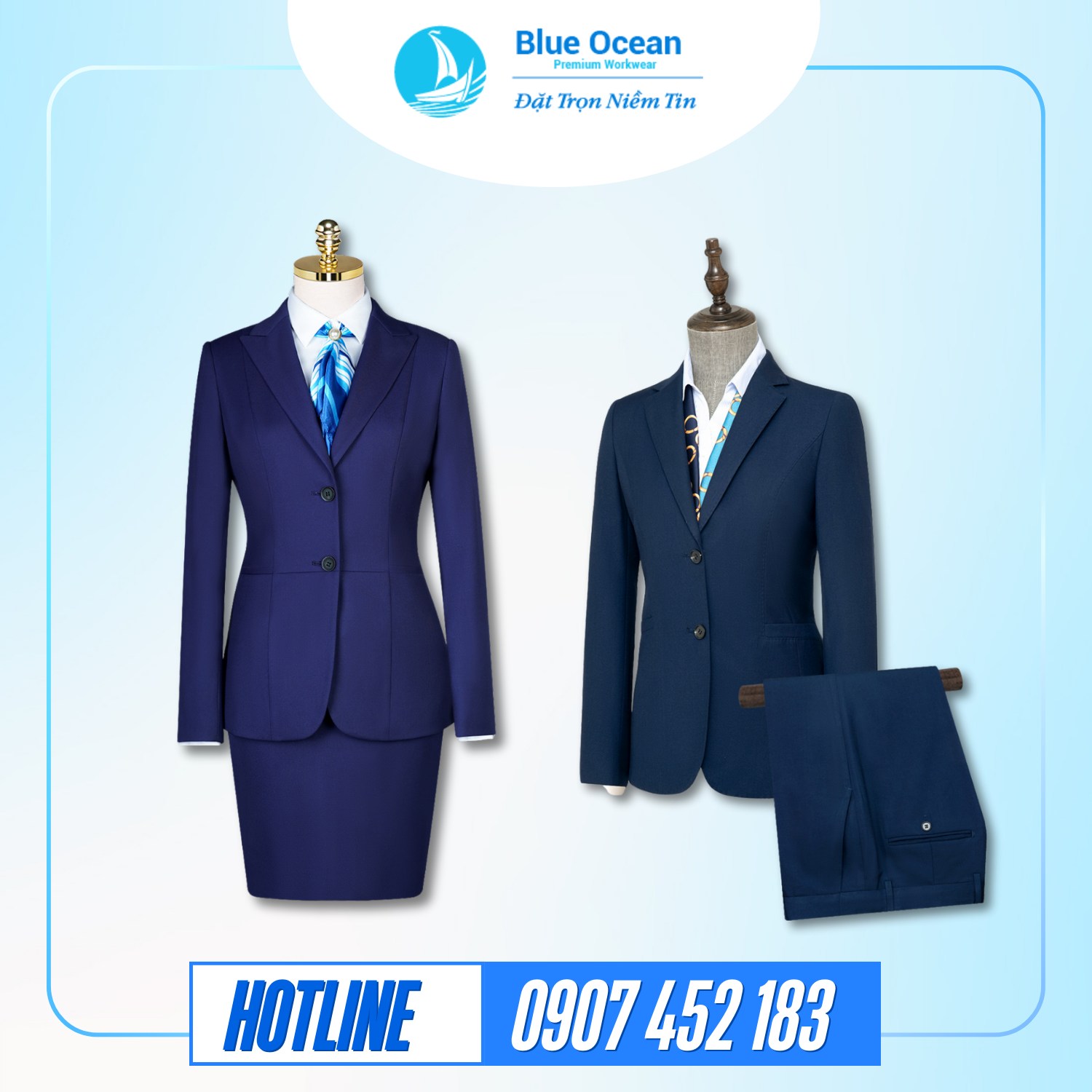 Đồng phục doanh nghiệp cao cấp Blue Ocean tư vấn bảo quản đồng phục doanh nghiệp cao cấp để giữ được độ bền và mới